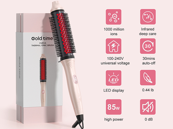 heated brush hair tools