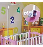 Cdycam Universal Metal Adjustable Mosquito Net Stand Holder Clip-on Baby Bed Mosquito Net Mountin...