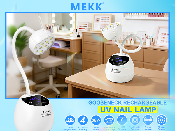 gooseneck nail lamp