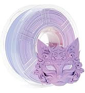 iSANMATE Matte Dual Color PLA Filament 30-300mm/s 2-in-1 Color Rainbow Filament Fast Color Change...