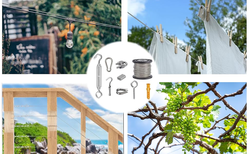 2mm Wire Rope Kit