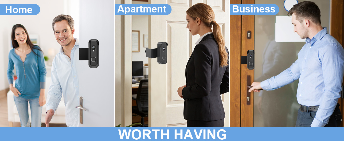 anti theft doorbell mount no-drill blink battery doorbell 2k+ mount blink video doorbell 2nd Gen