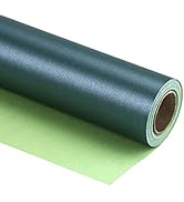 RUSPEPA Christmas Green Gift Wrapping Paper - Solid Color Pearly Shiny Paper Perfect for Wedding,...