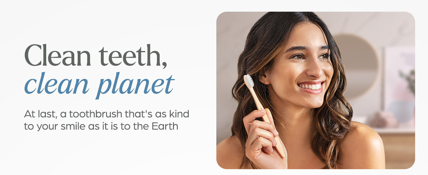 Bamboo Toothbrushes Medium Bristles