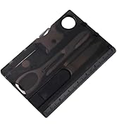 12-in-1 Credit Card Multi Tool, Pocket Survival Gear, Tool Gear Multitools and Accessories