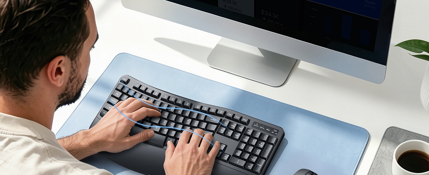 wireless keyboard mouse combo