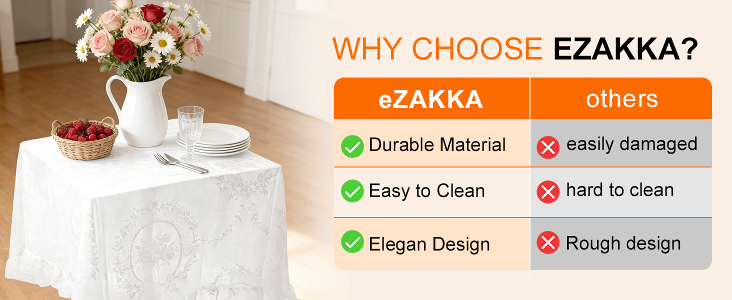 White lace Tablecloth