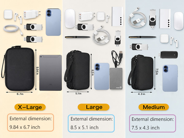 Carrying Case External dimension