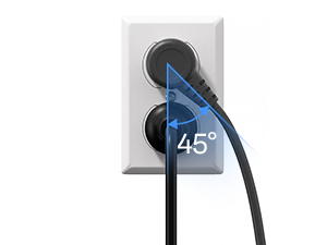 flat plug power strip