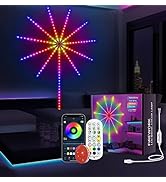 Smart Firework Led Lights USB Powered Room Decor, MATICOD Color Changing Fireworks Led Lights for...