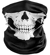skull face mask for men - skull snowboard mask ski mask for women neck warmer skull bandana