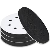 Mkobon 4 Pack 5 Inch 8 Holes Foam Sanding Pads, Soft Density Interface Pad, Hook and Loop Sponge ...
