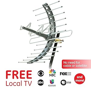 GE Outdoor Attic Mount TV Antenna