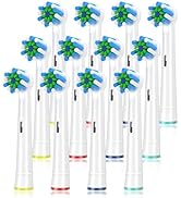 Replacement Brush Heads Fit for Braun Oral b, Compatible with Oral-B Pro 1000/2000/3000/5000/6000...