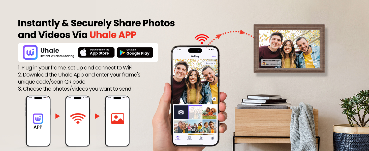 Share via Uhale APP