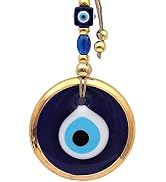 Candymosa 3.5" Turkish Evil Eye Decor Ornament Gold - Evil Eye Wall Hanging in a Box - Home Prote...