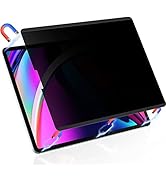 Peslv Magnetic Privacy Screen Protector for iPad Air 5th 4th Generation & iPad Pro 11, Removable ...