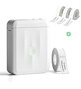 NIIMBOT Bundle D110M Label Maker Machine for School with 3Rolls 14X60mm (0.55" X 2.36") White Lab...