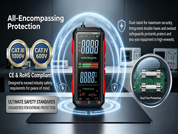 2026 Upgraded FS899L Digital Multimeter
