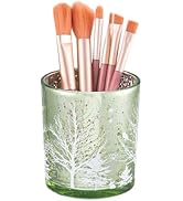 DASITON Makeup Brush Holder Organizer, Crystal Glass Cosmetic Makeup Brushes Storage Holder, Chri...