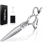 SEIMEIKEN 6" Professional Hair Scissors – Japanese VG10 Stainless Steel, 3D Convex Blade Sharp Sm...
