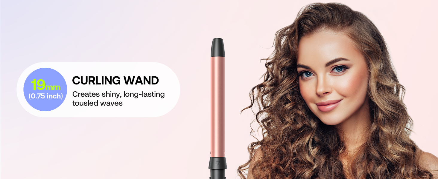 0.75 inch curling wand
