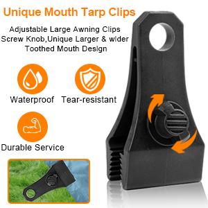 Large Tarp Clips Heavy Duty