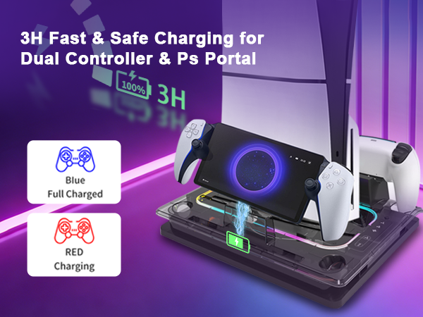 ps5 charging station ps5 portal accessories ps5 controller charger playstation 5 stand