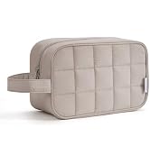 Narwey Travel Toiletry Bag for Women Girl, Travel Bags for Toiletries Traveling Women, Quilted Pu...