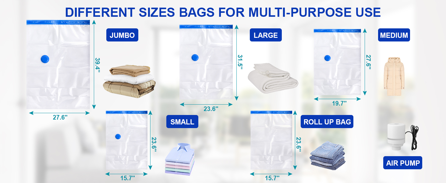 Compression Space Saver Vacuum Seal Bags