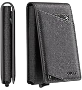 VULKIT Minimalist Wallet for Men Pop Up Credit Card Holder Slim Bifold Wallets RFID Blocking Magn...