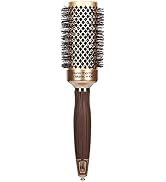 Olivia Garden NewCycle Round Thermal Hair Brush (not electrical) with ceramic barrel, ionic techn...