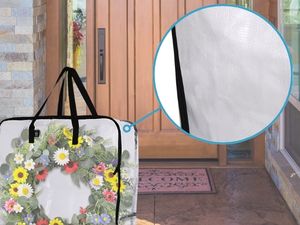 Clear moving and storage bag, Christmas Wreath storage bag