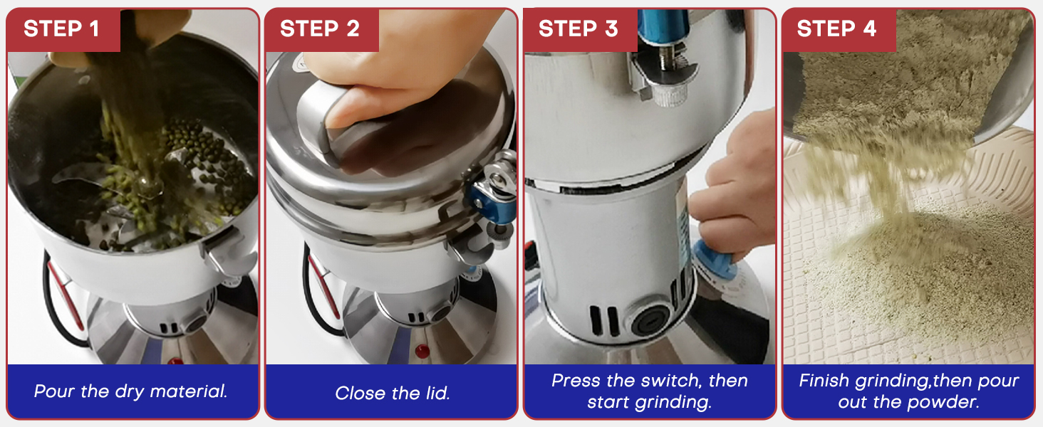 Electric Grain Mill Grinder