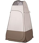 TRIPTIPS Pop Up Shower Tent with Floor Changing Tent with Mesh Window Camping Shower Tent 6.9 FT ...