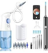 WEUANY Ear Wax Removal Kit with Camera – Manual Ear Irrigation System for Ear Cleaning