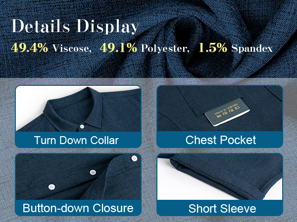 mens linen button down shirt
