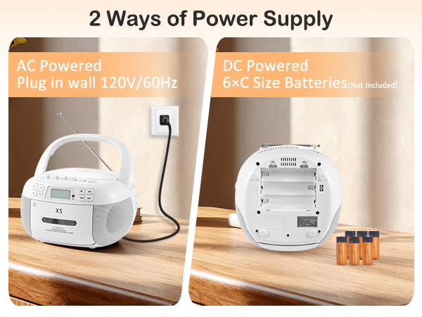 cd boombox ac dc power supply