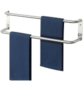 Alise Double Towel Bars for Bathroom Lavatory,Towel Holder Towel Racks for Bathroom Wall Mount 24...