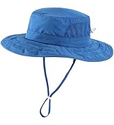 Connectyle Kids Foldable Wide Brim Sun Hat UPF 50+ Sun Protection Bucket Hats Breathable Summer B...