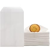 300pcs 2.7 x 4 inch Glassine Sleeves Bags Waxed Paper Cookies Bags for Food Handmade Soaps Indivi...