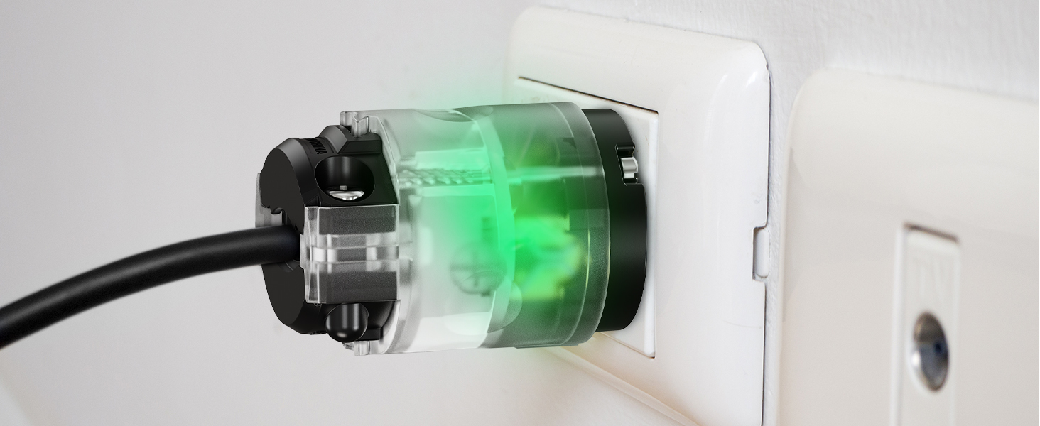 Lighted Straight Blade Plug & connector