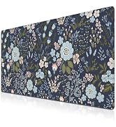 Samgula Office Desk Pads Floral Pattern Jumbo Mouse Pad Gaming Mousepad Large Mouse Pads The Desk...