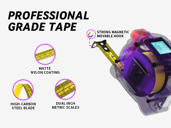 digital measuring tape with laser