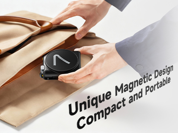 Unique Magnetic Design Compact and Portable