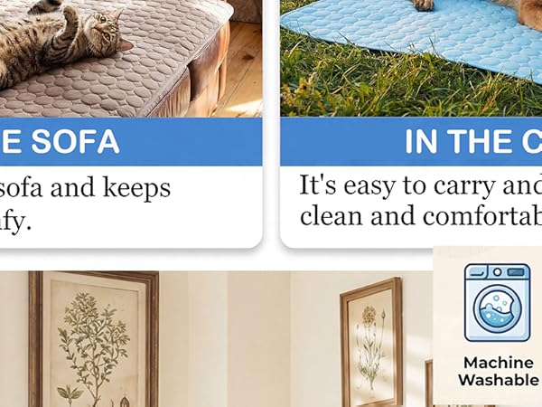 Summer Cooling Mat & Sleeping Pad- Water Absorption Top
