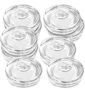 Nexboraque 9 Pack Fermentation Glass Weights with Easy Grip Handles | Clear Canning Weights and P...