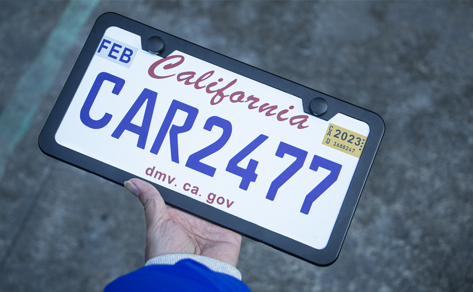 Universal Car License Plate Frame