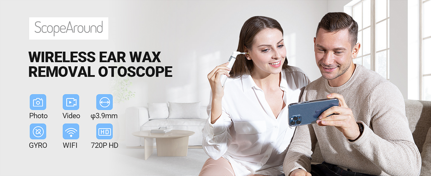 Otoscope with Light Ear Camera Ear Scope Otoscope Camera