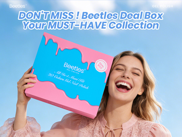 Beetles Gel Nail Polish Kit with U V Light - 32 Colors Gel Polish and Cat Eye Top Coat 68 Pcs